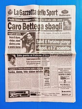 GAZZETTA DELLO SPORT 1 AGOSTO 1995 PAULO SOUSA-JUVENTUS-PAUL INCE-INTER-ZOLA