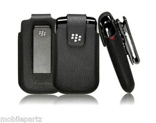 Custodia fondina girevole in vera pelle BlackBerry per Bold 9700 9780 9790 8520 9300