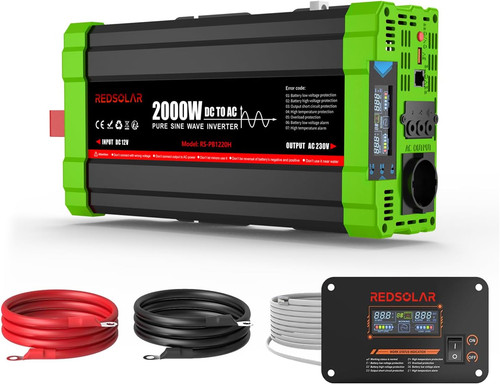 Inverter 2000w 12v 220v 230v - 2000w, 220v/230v