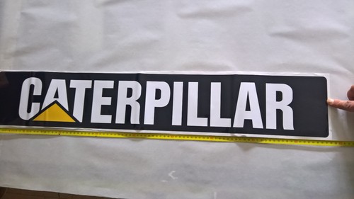 Caterpillar scritta adesiva - caterpillar,