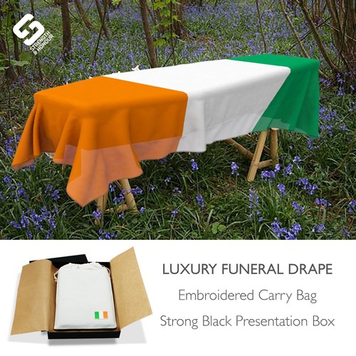 Ireland irish coffin drape - coffin,