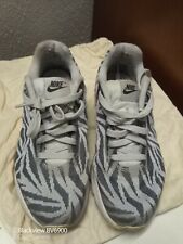 SCARPE SPORT FASHION DONNA SNEAKER NIKE 38,5 ZEBRATE ORIGINALI+PACCO BUON NATALE