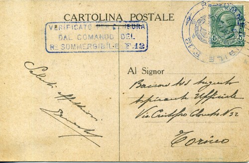 Cadorna haig sommergibile - cp, /