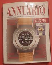 ANNUARIO OROLOGI 1994 LA GUIDA PER LA SCELTA DELL'OROLOGIO DA POLSO