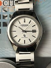 Orologio/orologio uomo Citizen Crystron revisionato! Vecchi ma Goldie's