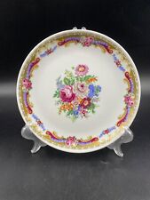 Piatto decorativo da muro parete soprammobile t Limoges DEPOS fiori