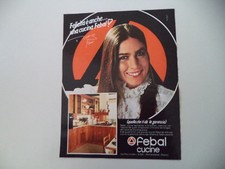 advertising Pubblicità 1982 CUCINE FEBAL e ROMINA POWER