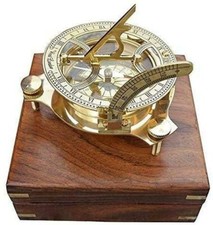 Antica bussola da 4" in ottone