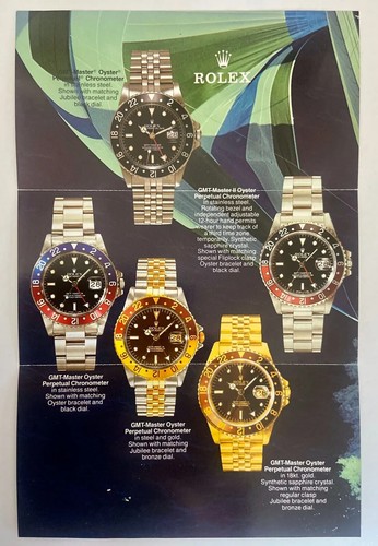 Rolex brochure 1980 - rolex, 1980's