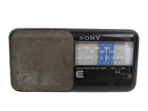 Vecchia radio tascabile - radio, sony