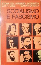 Il Pensiero Socialista - Volume 5: Socialismo e Fascismo - G. D. H. Cole (1968)