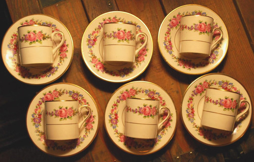 Set tazze piattini - 6,
