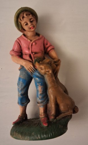 Statuina presepe pastore con - statuina,