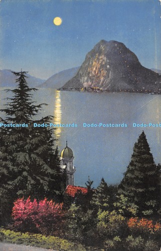 R516207 lago lugano notte - lago, di