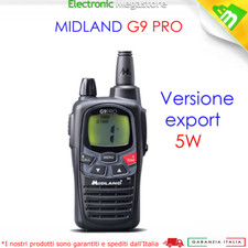 MIDLAND G9 PRO (EXPORT Version) RICETRASMITTENTE DUAL BAND PMR446/LPD 5W