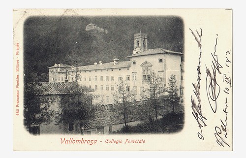 Antica cartolina vallombrosa - cartolina,