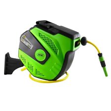 Avvolgitubo, Arrotolatore Automatico per Acqua Giardino con pompa da 15 metri