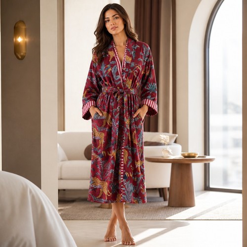 Accappatoio kimono velluto - accappatoio,