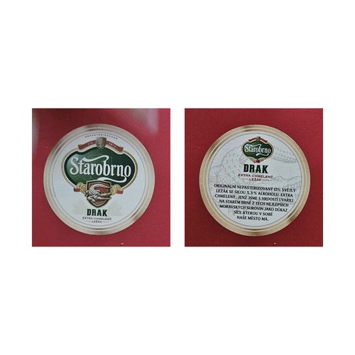 Sottobicchiere birra starobrno - birra,