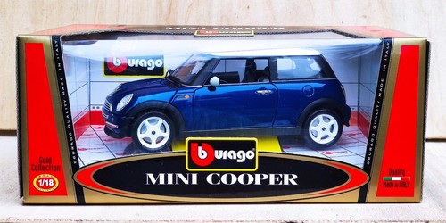 Bburago mini cooper blu - cooper,
