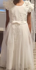 Abito bambina bianco prima