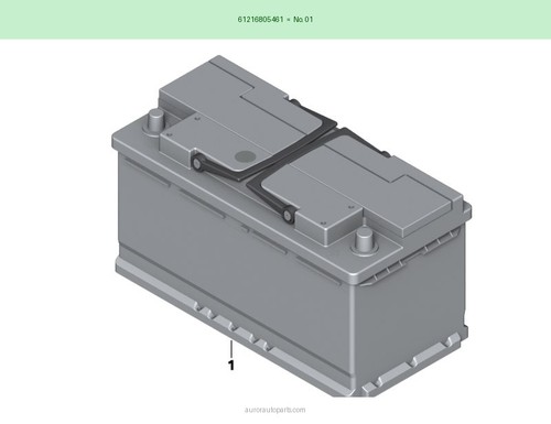 Agm batteria originale bmw g61 - originale,