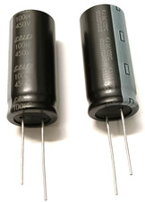 100UF 450V ELITE CONDENSATORE ELETTROLITICO 105° H.40XD.28MM