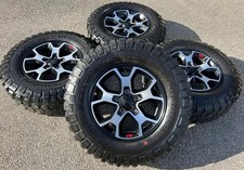 5 RUOTE ESTIVE ORIGINALI 17" ALLUMINIO JEEP WRANGLER JL 255/75R17 111/108R COME NUOVE