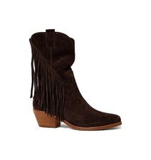 Stivale texano camoscio - in,