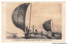 CAR-AEMP14-0764-SRI-LANKA - COLOMBO CEYLON - Catamarano O Canoe Da Pesca