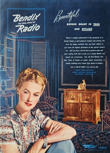 Radio voce reale bendix - radio,