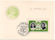 MONACO -- Feuillet cartonné