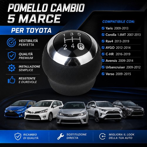 Pomello cambio marce toyota - cambio,