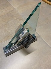 Lampada da parete Artemide Icaro originale parete grigio vetro cromato