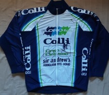 Santini Colli Cicli Felpa Giacca Ciclismo Invernale Vintage 1989