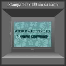 Stampa su carta 150 x 100 cm