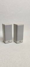 2 altoparlanti stereo/principale Loewe S1 bianco sistema home theater esposizione 
