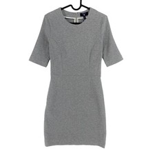 GANT Abito A Tubino In Jersey Grigio Stretch Taglia EU 34 UK 8 US 4