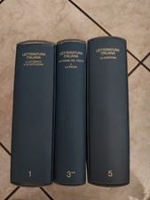 Letteratura Italiana Einaudi 3 Volumi in 1 Edizione 1982-1984-1986 Prosa, Questi