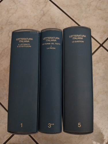 Letteratura italiana einaudi - italiana, 3