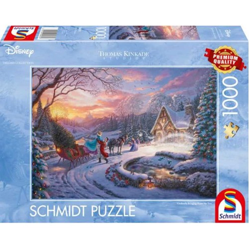 Thomas kinkade puzzle disney - thomas, kinkade:
