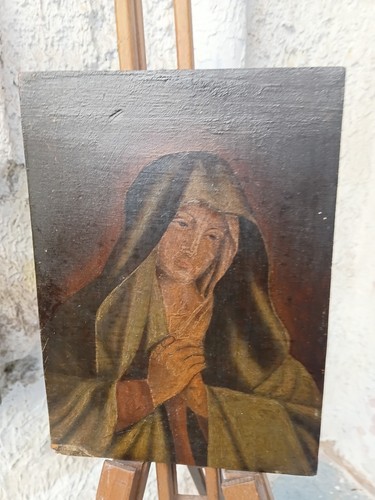 Antico dipinto olio - dipinto, a