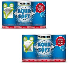 CARTA IGIENICA AQUA SOFT THETFORD CONFEZIONE 6 ROTOLI  - 2 CONFEZIONI