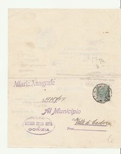 ENVELOPE + LETTER sent by