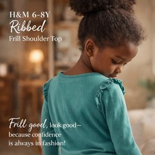 Top H&M bambina a costine