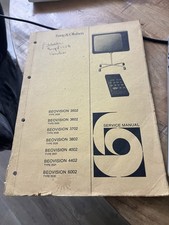 Manuale di servizio originale Bang & Olufsen per Beovision 3502 3602 3702...6002