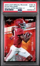 PSA 8 Ryan Williams 2024 Leaf