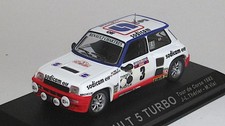IXO/DEAGOSTINI RENAULT 5 TURBO TOUR DE CORSE 1982 - Thérier / Vial - SCALA 1:43