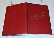 Spartito Pietro Mascagni CAVALLERIA RUSTICANA Sonzogno 1890 PIANOFORTE solo