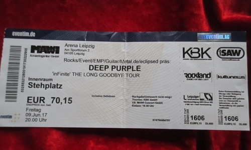 Deep purple leipzig - leipzig, 2017